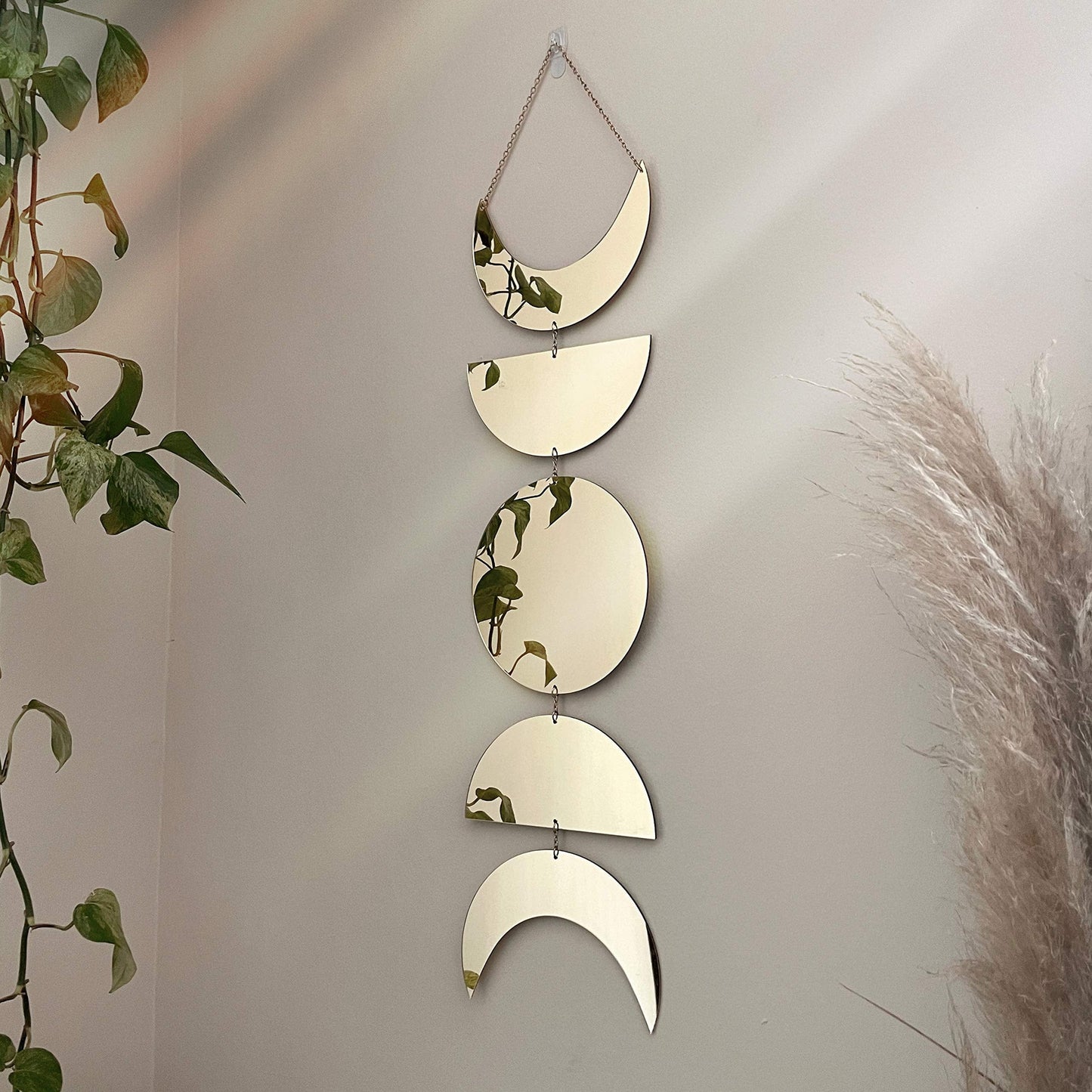 Vivolux | Mondphasen Spiegel Wandbehang