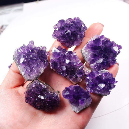 Vivolux | Roh-Amethyst-Quarz-Kristall-Cluster