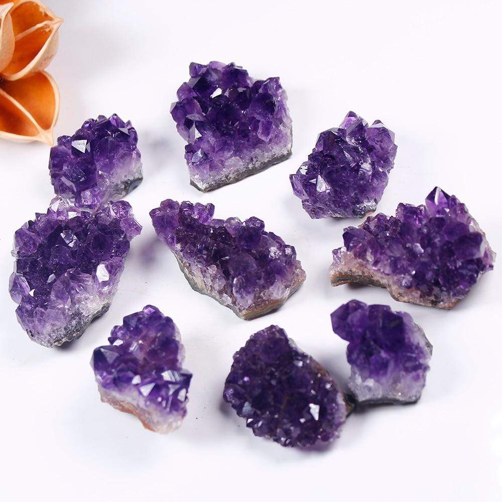 Vivolux | Roh-Amethyst-Quarz-Kristall-Cluster