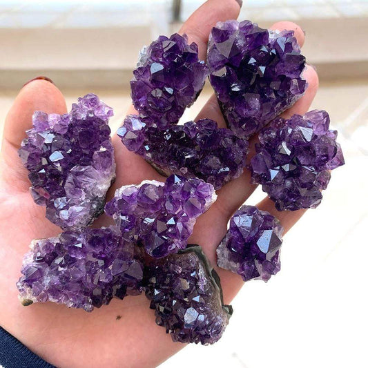 Vivolux | Roh-Amethyst-Quarz-Kristall-Cluster