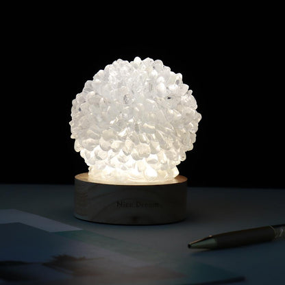Vivolux | Aventurin Quarz Kristalllampe