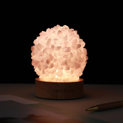 Vivolux | Aventurin Quarz Kristalllampe