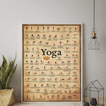 Vivolux | Yoga-Posen Wandposter