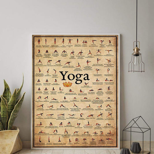 Vivolux | Yoga-Posen Wandposter