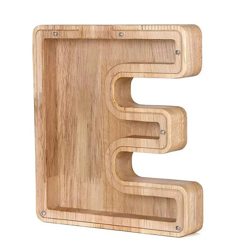 Vivolux | Holz Alphabetbuchstaben 'Initial' Sparschwein