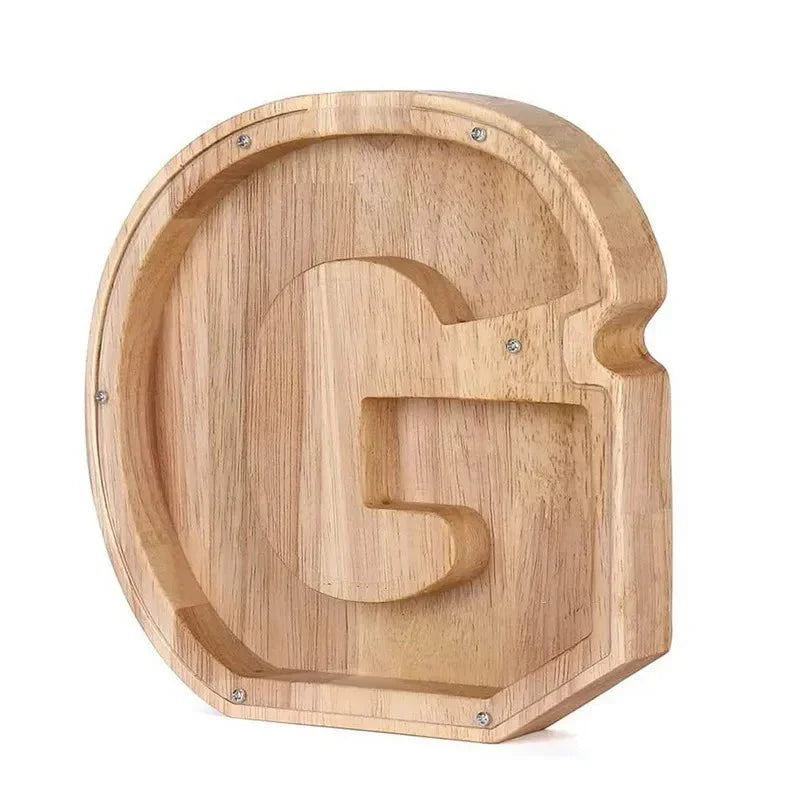 Vivolux | Holz Alphabetbuchstaben 'Initial' Sparschwein