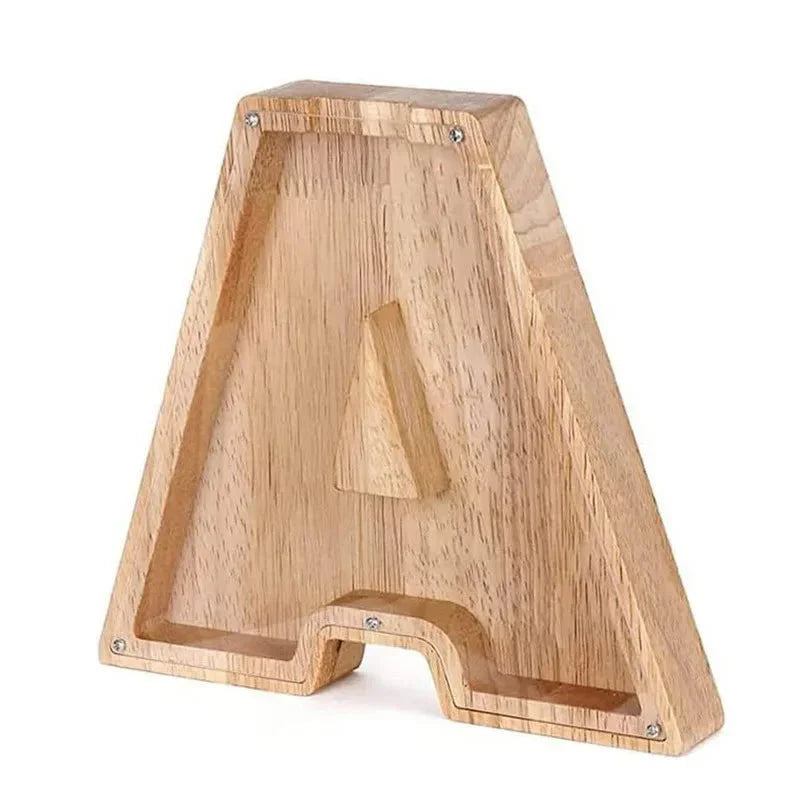 Vivolux | Holz Alphabetbuchstaben 'Initial' Sparschwein