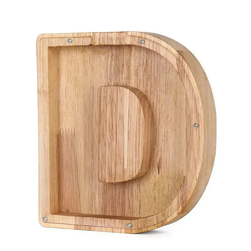 Vivolux | Holz Alphabetbuchstaben 'Initial' Sparschwein