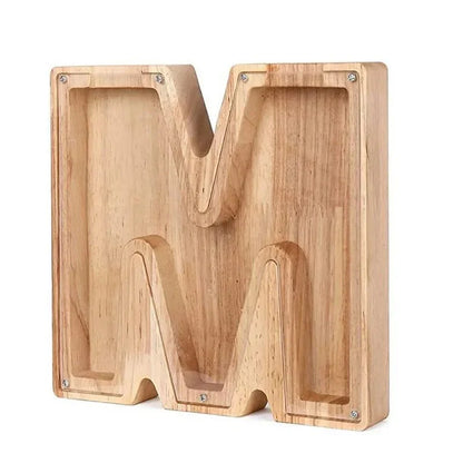 Vivolux | Holz Alphabetbuchstaben 'Initial' Sparschwein