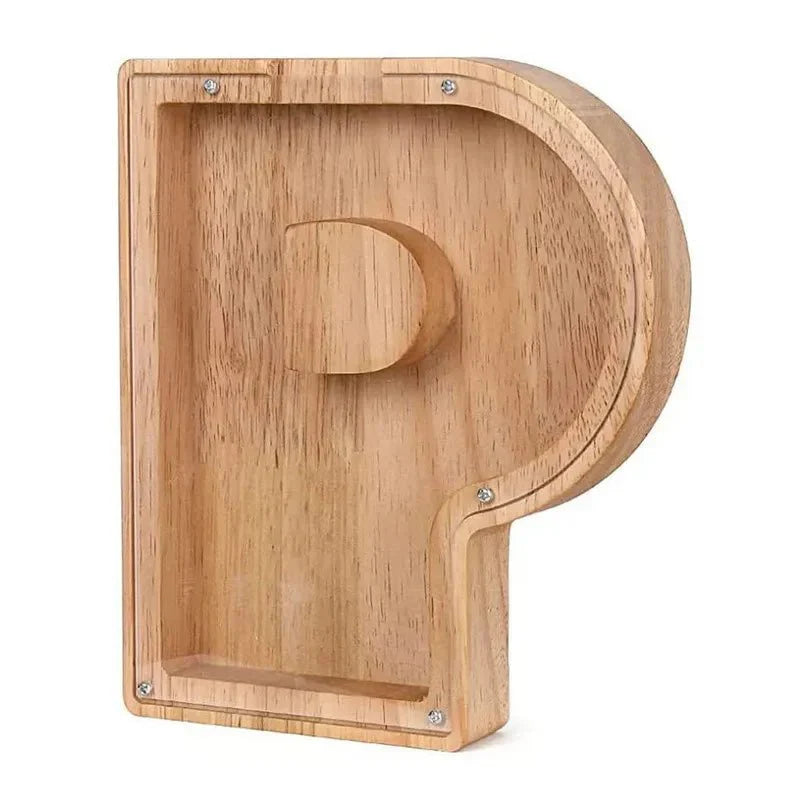 Vivolux | Holz Alphabetbuchstaben 'Initial' Sparschwein