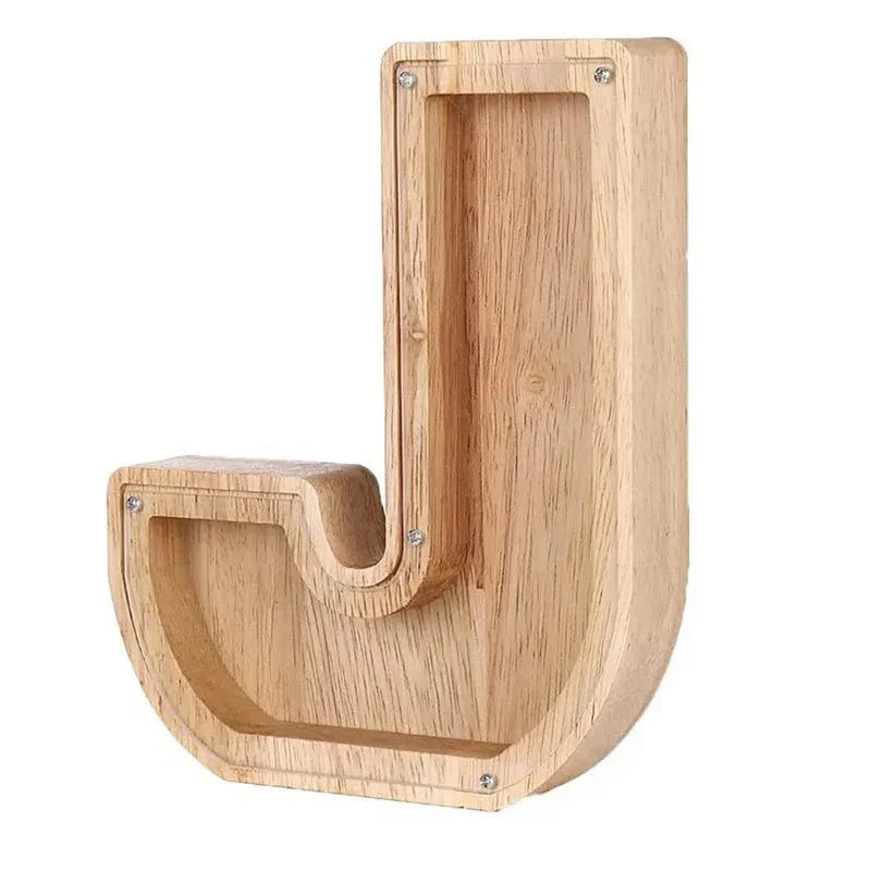 Vivolux | Holz Alphabetbuchstaben 'Initial' Sparschwein
