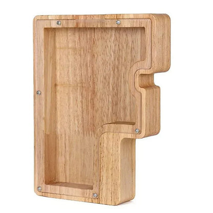 Vivolux | Holz Alphabetbuchstaben 'Initial' Sparschwein
