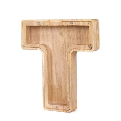 Vivolux | Holz Alphabetbuchstaben 'Initial' Sparschwein