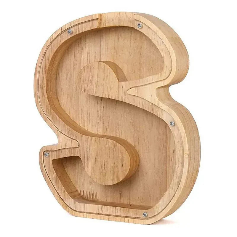 Vivolux | Holz Alphabetbuchstaben 'Initial' Sparschwein