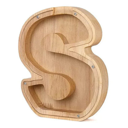 Vivolux | Holz Alphabetbuchstaben 'Initial' Sparschwein