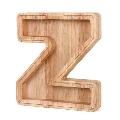 Vivolux | Holz Alphabetbuchstaben 'Initial' Sparschwein