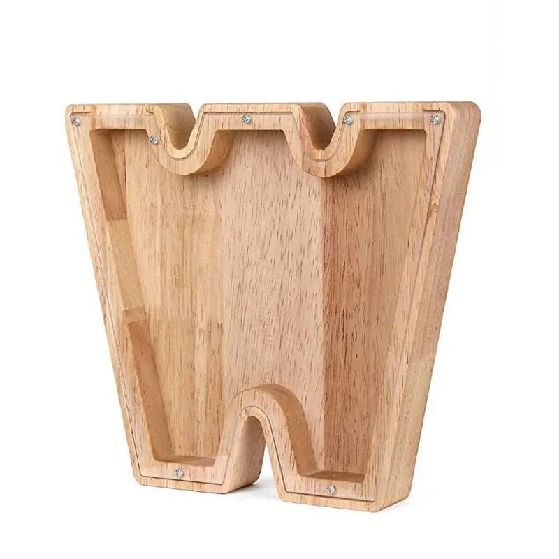 Vivolux | Holz Alphabetbuchstaben 'Initial' Sparschwein