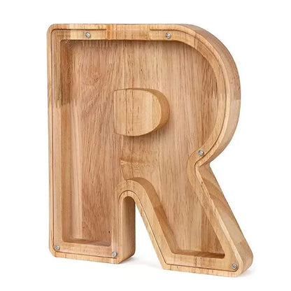 Vivolux | Holz Alphabetbuchstaben 'Initial' Sparschwein