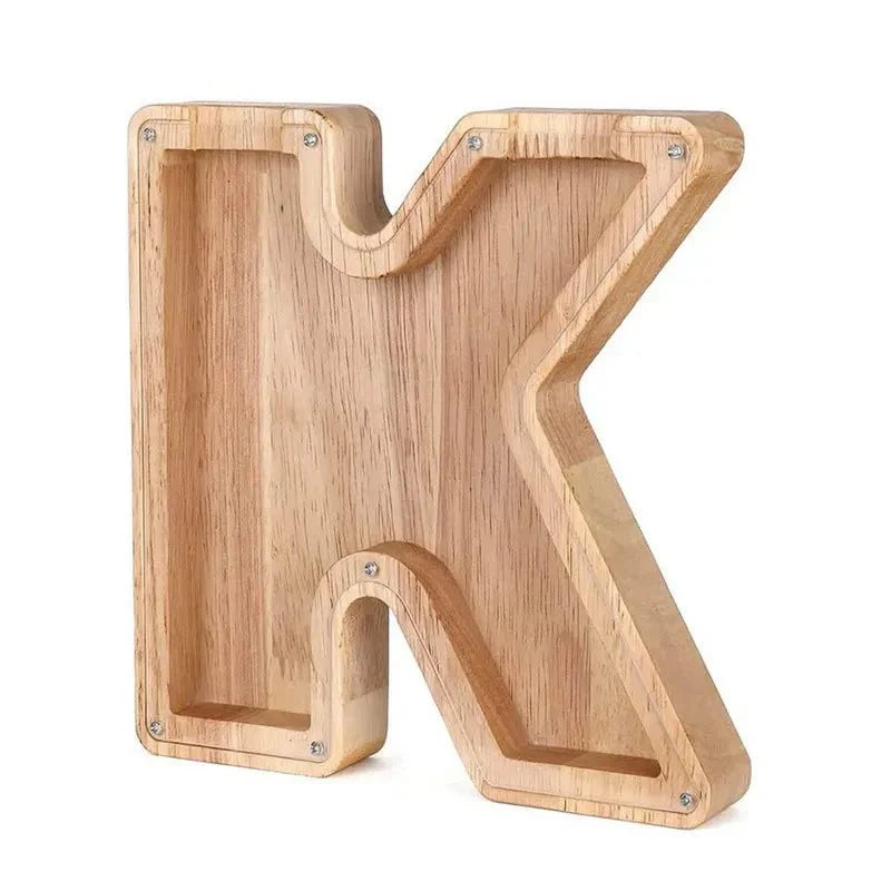 Vivolux | Holz Alphabetbuchstaben 'Initial' Sparschwein
