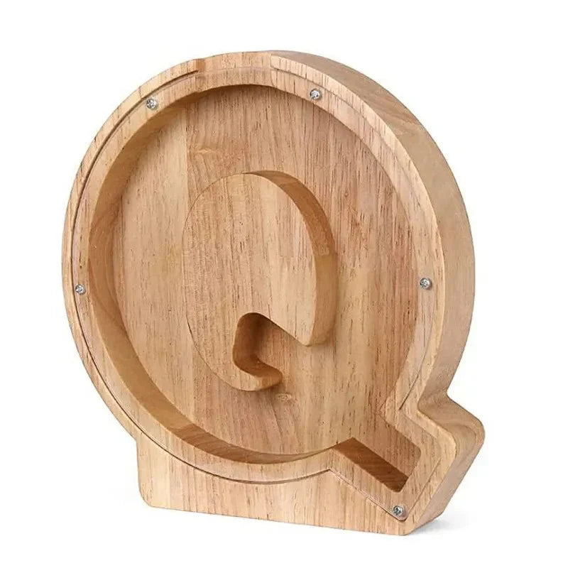Vivolux | Holz Alphabetbuchstaben 'Initial' Sparschwein
