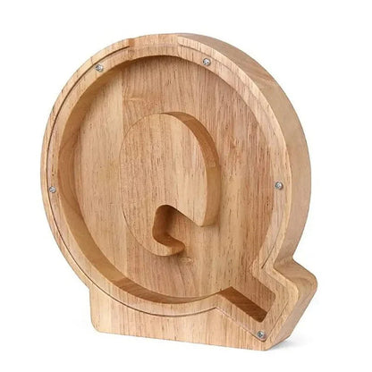 Vivolux | Holz Alphabetbuchstaben 'Initial' Sparschwein