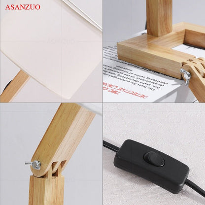 Vivolux | Holz Junge Form LED Tischlampe Schreibtisch Ornament