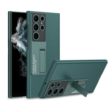 Vivolux | Luxuriöse, ultradünne Leder-Telefonhülle, stoßfest, für Samsung Galaxy 23