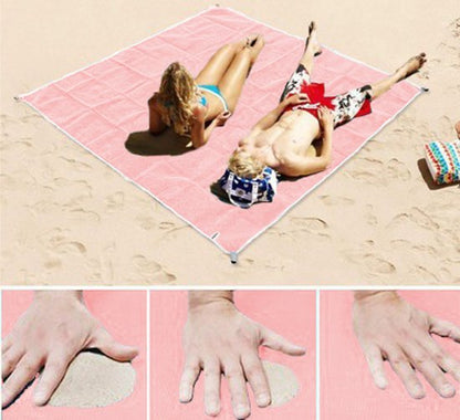 Vivolux | XXL Sandfreies Strandtuch | Zandsheet | 200x200